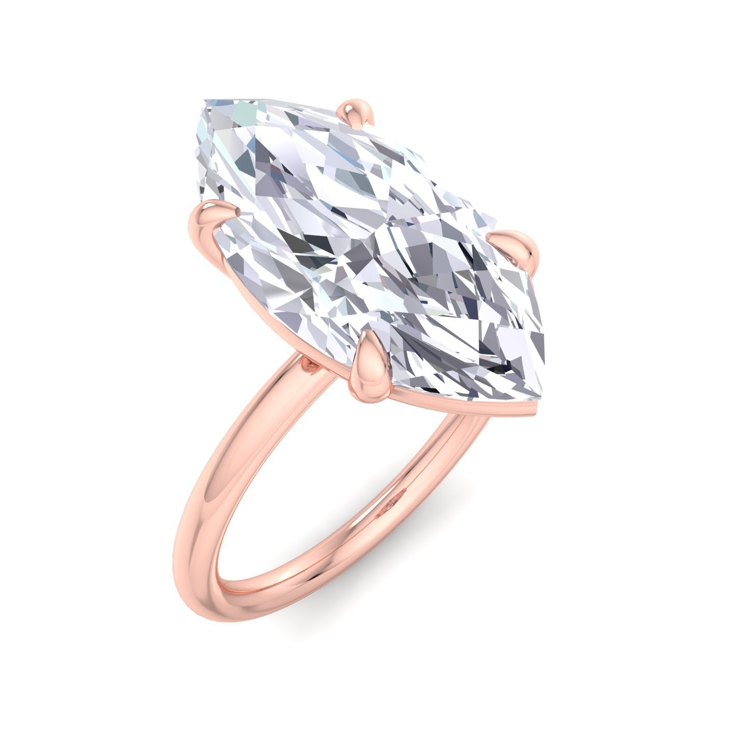 bague liberty en diamant marquise de 4 carats