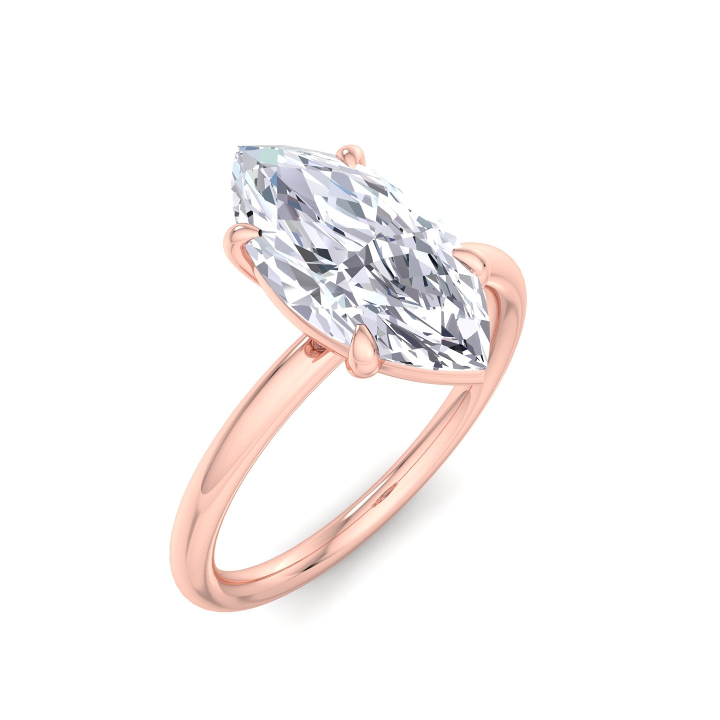 bague liberty avec diamant marquise de 2 carats