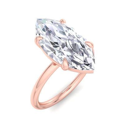 Bague Liberty en diamant marquise de 4 carats