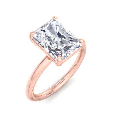 Bague Liberty avec diamant radiant de 3 carats