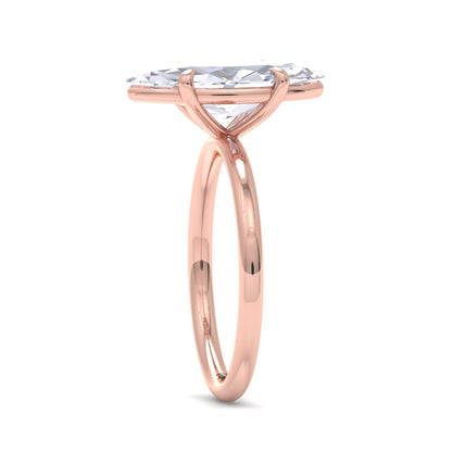 Bague Liberty en diamant marquise de 3 carats