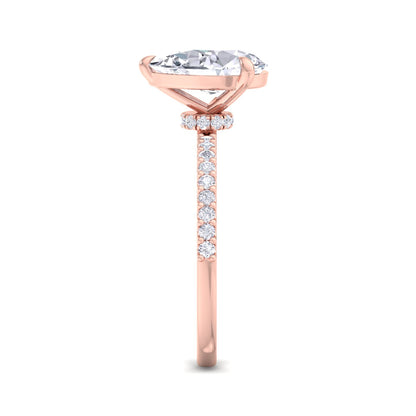Paradise Pear Diamond Ring