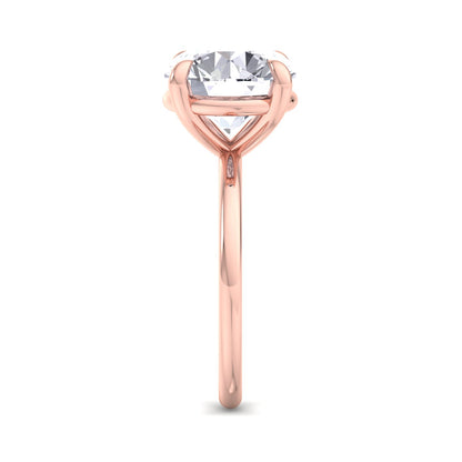 Bague Liberty en diamant rond de 4 carats