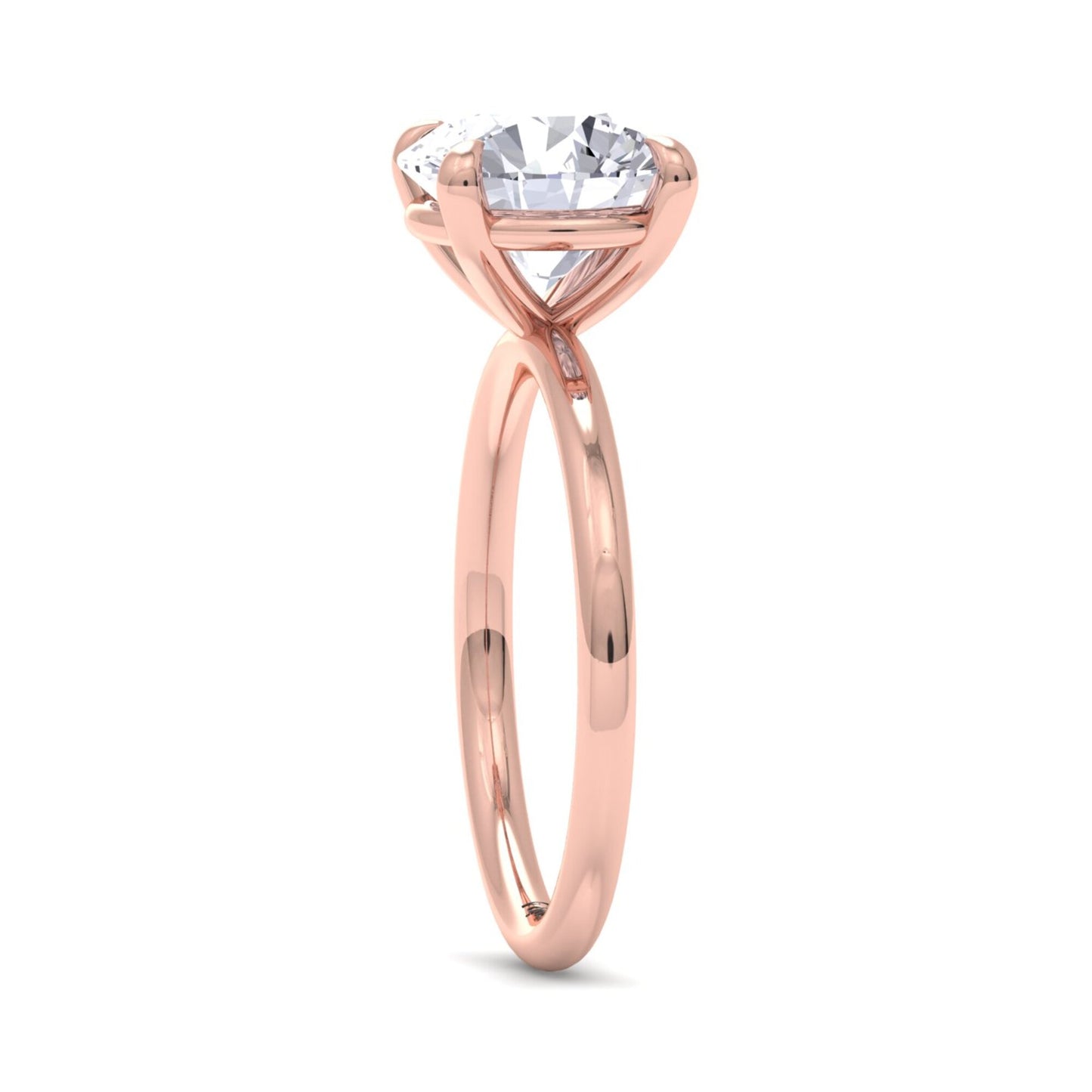 bague liberty en diamant rond de 3 carats