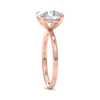 Bague Liberty en diamant rond de 3 carats