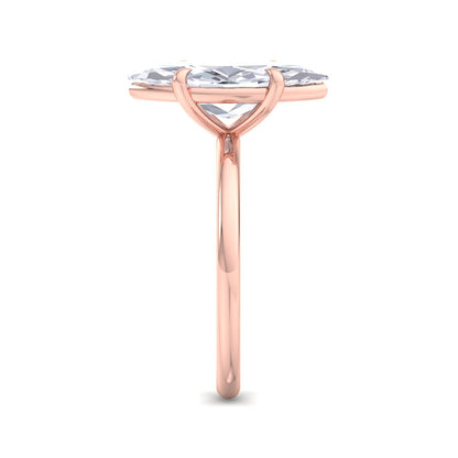 Bague Liberty en diamant marquise de 3 carats