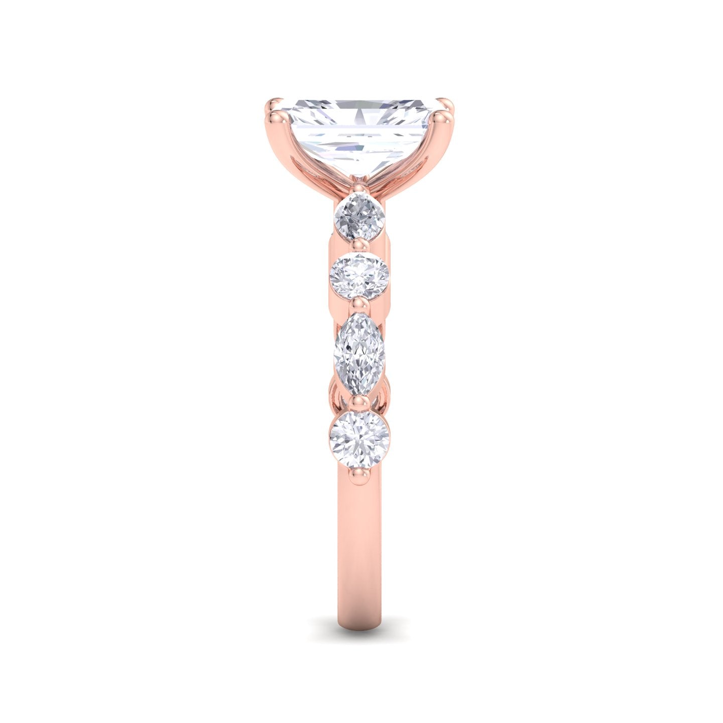 florence radiant diamond ring