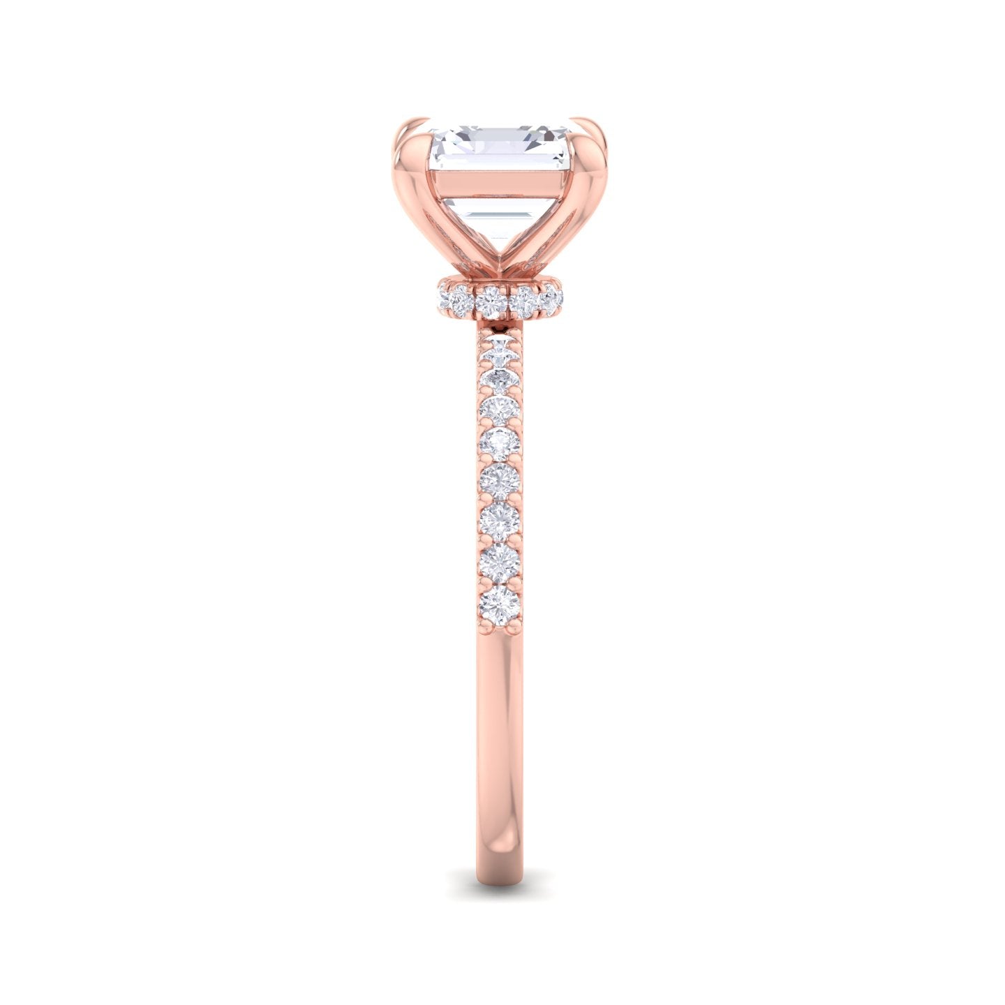 paradise asscher diamond ring