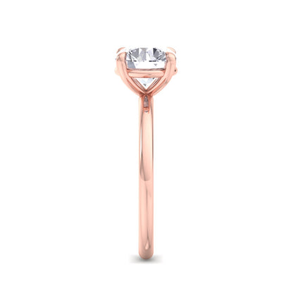 Bague Liberty avec diamant rond de 2 carats