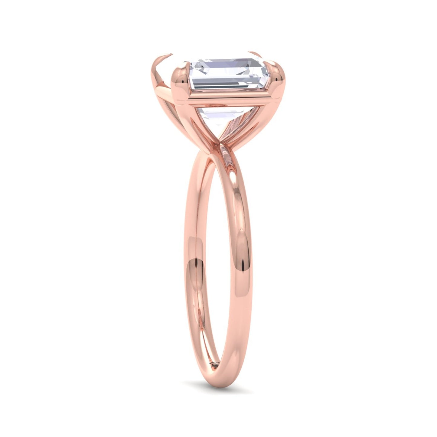 bague liberty avec diamant asscher 4 carats