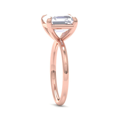 Bague Liberty avec diamant Asscher 4 carats