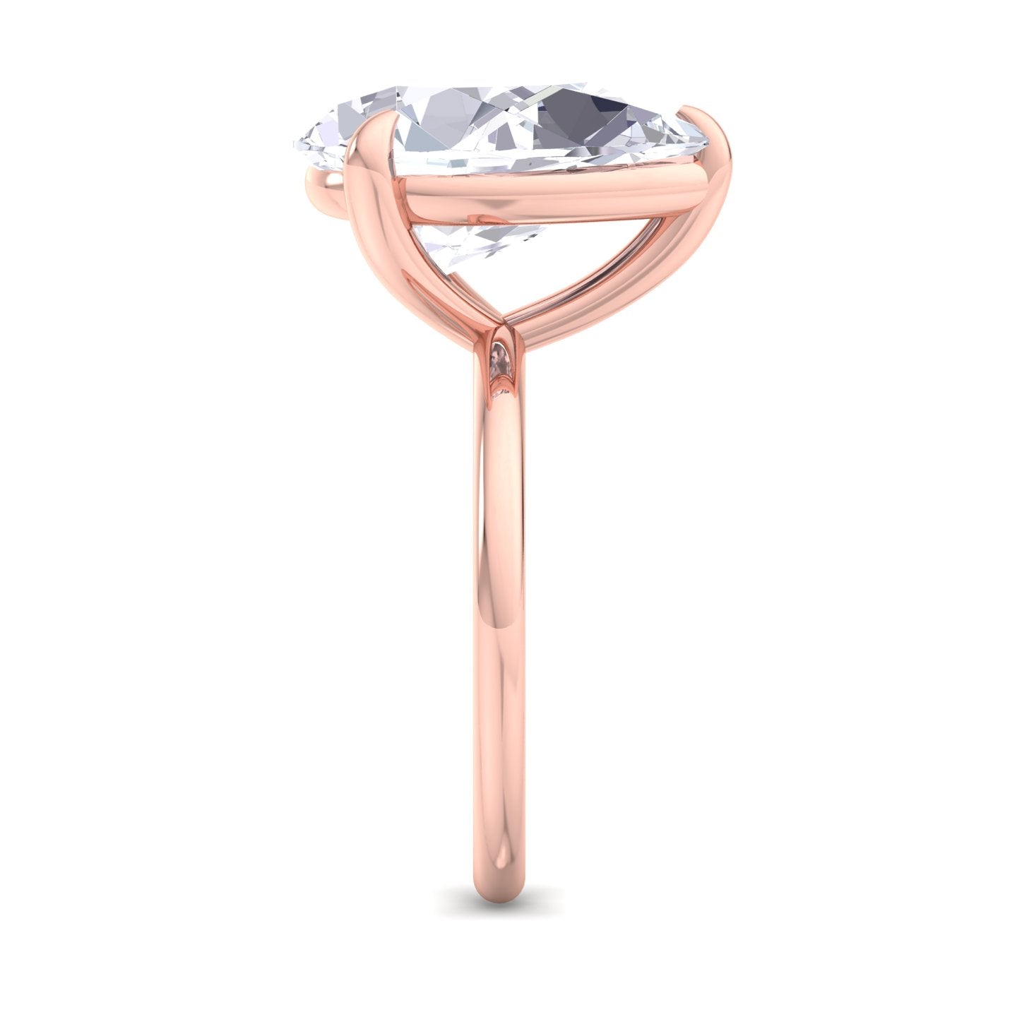 bague liberty en diamant poire 4 carats