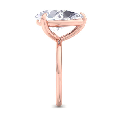 Bague Liberty en diamant poire 4 carats