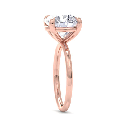 Bague Liberty en diamant rond de 4 carats