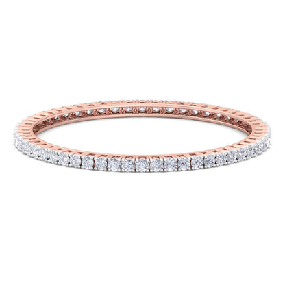 15 Pointer Round Cut Lab Grown Diamond Bangle