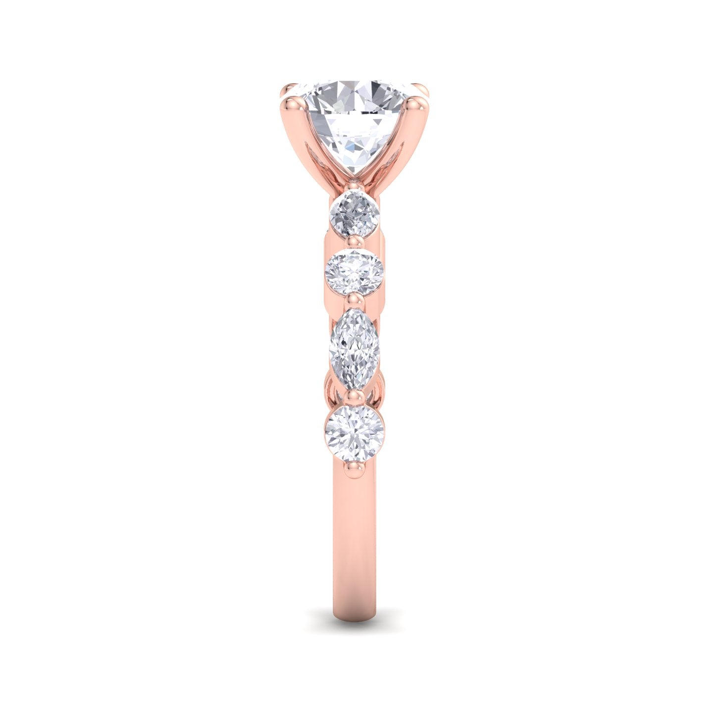 florence round diamond ring