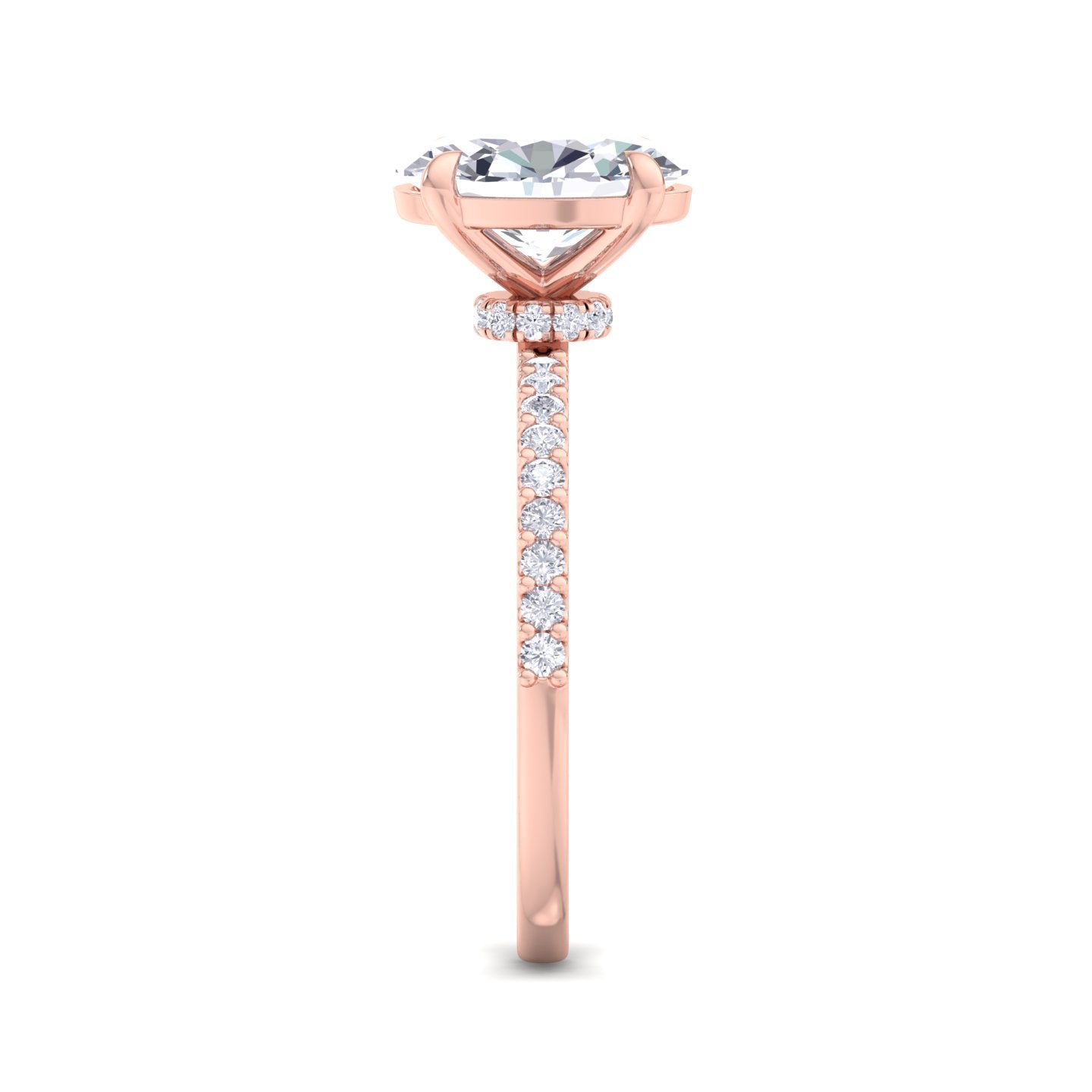 paradise oval diamond ring