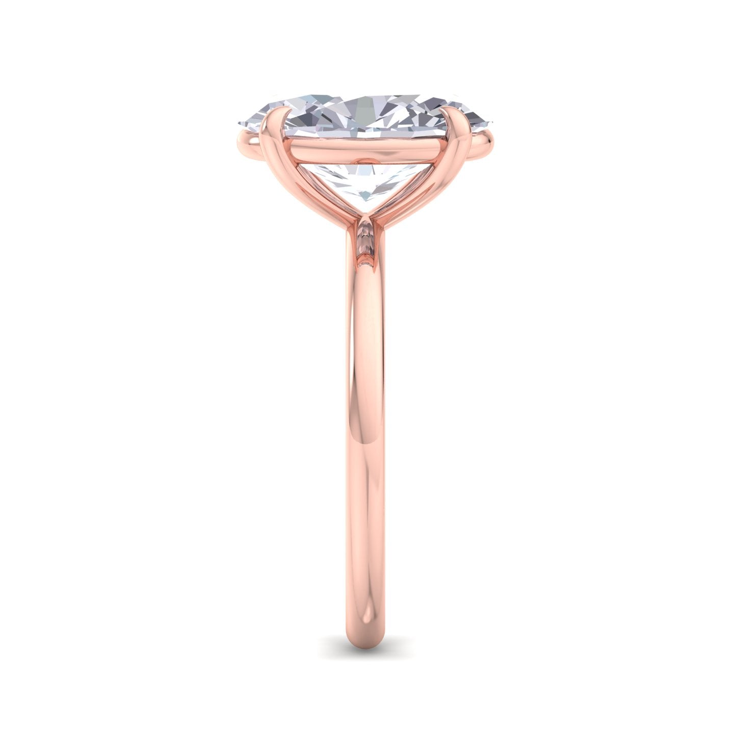 bague liberty avec diamant ovale de 3 carats