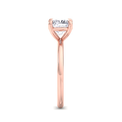 Bague Liberty avec diamant coussin de 2 carats