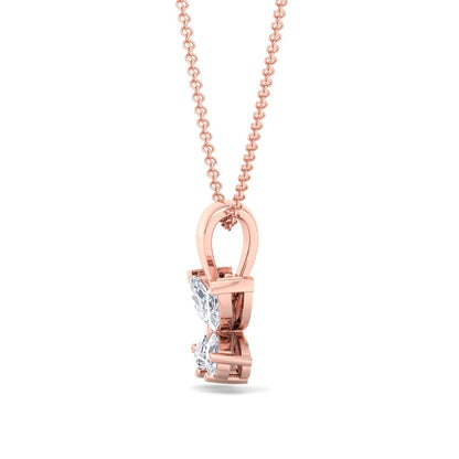 Butterfly Bloom Diamond Pendant (Chain Sold Separately)