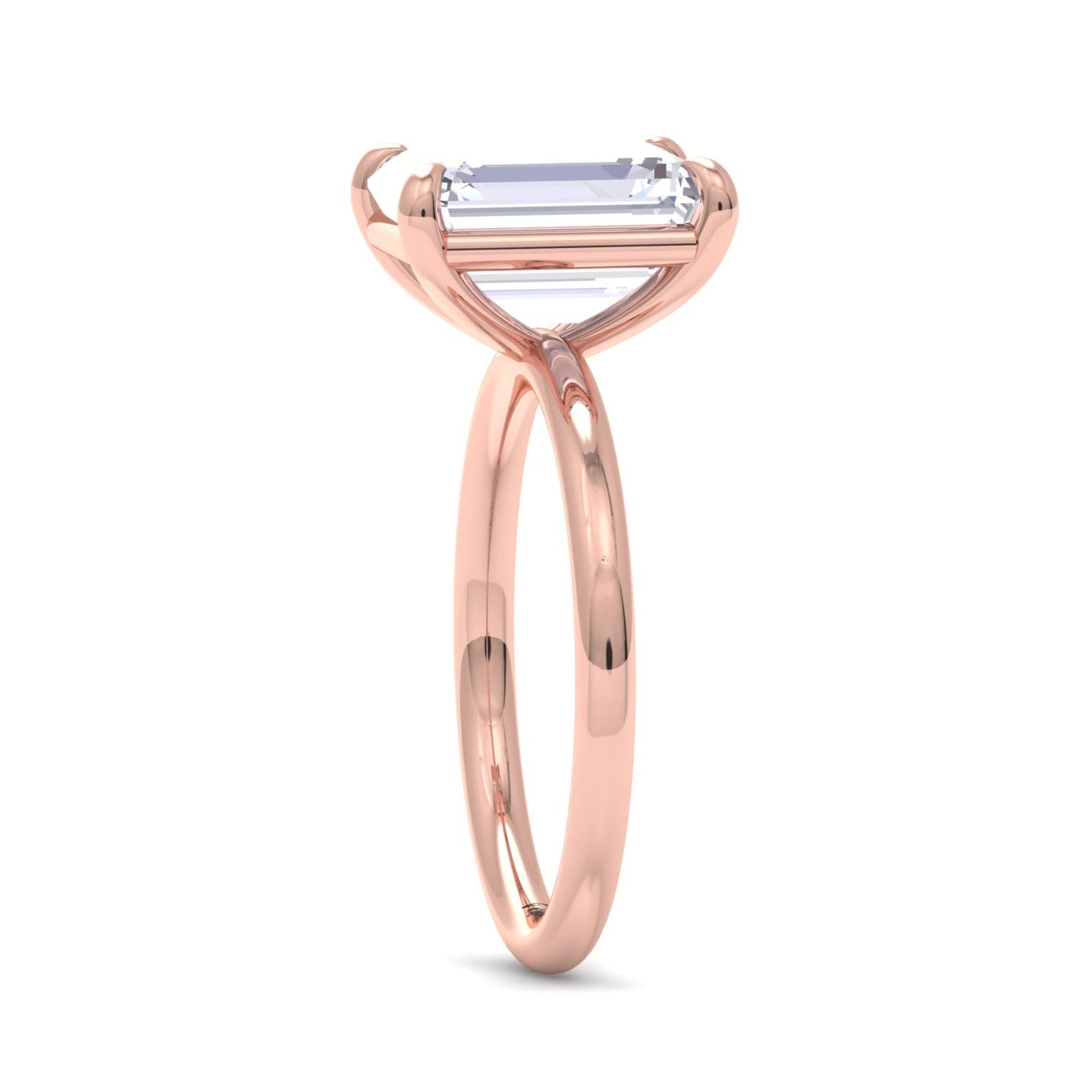 bague liberty avec diamant émeraude 4 carats