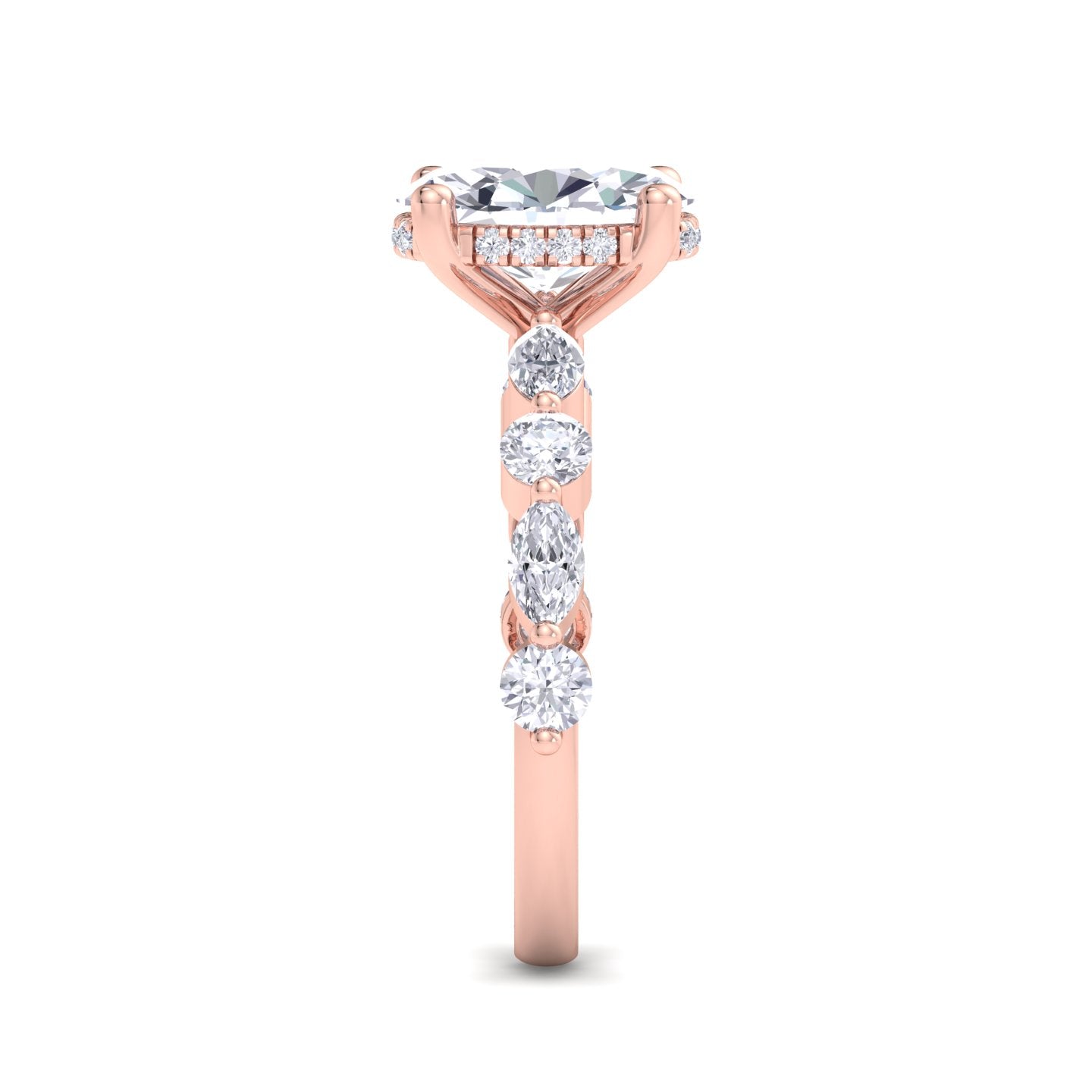 florence plus oval diamond ring