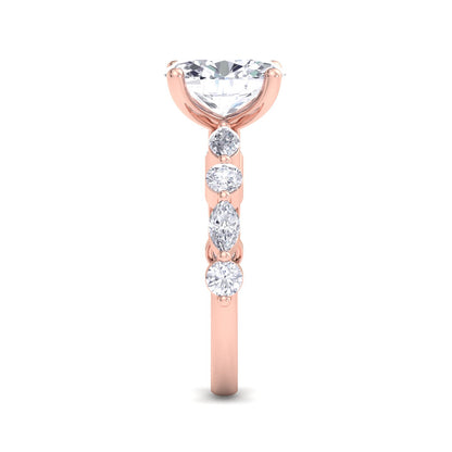 Florence Oval Diamond Ring