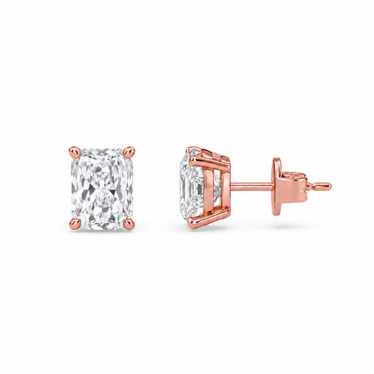 Liberty 2 Carat (1+1) Radiant Diamond Earring