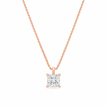 Liberty 2 Carat Princess Diamond Pendant (Chain Sold Separately)