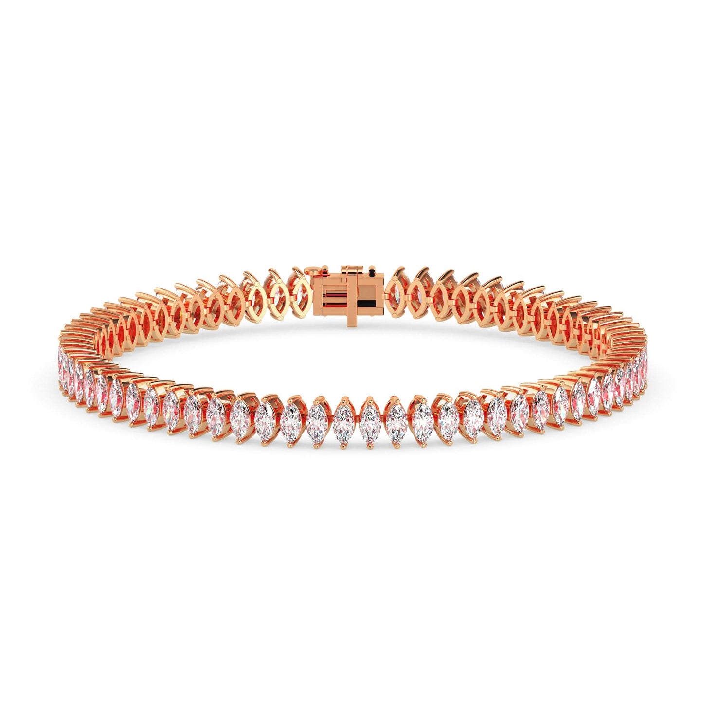 echobond marquise diamond bracelet