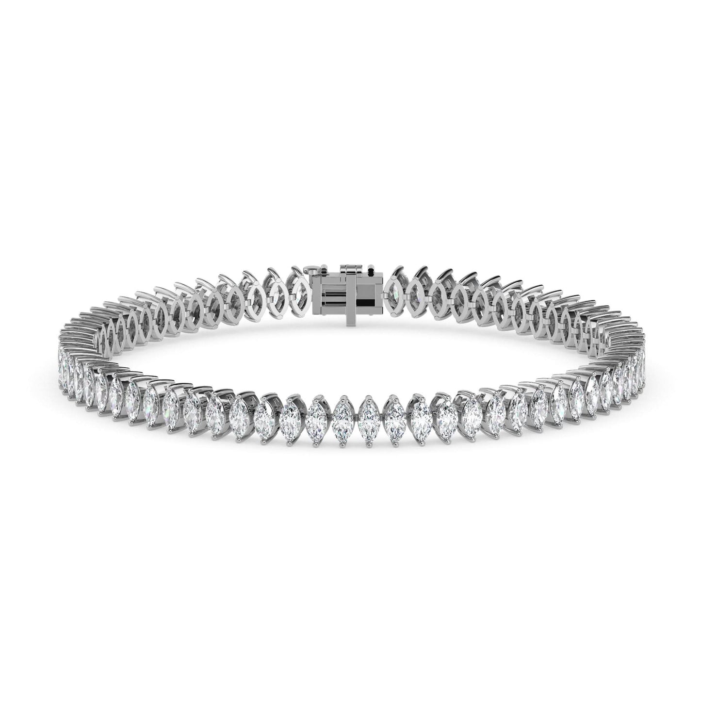 echobond marquise diamond bracelet