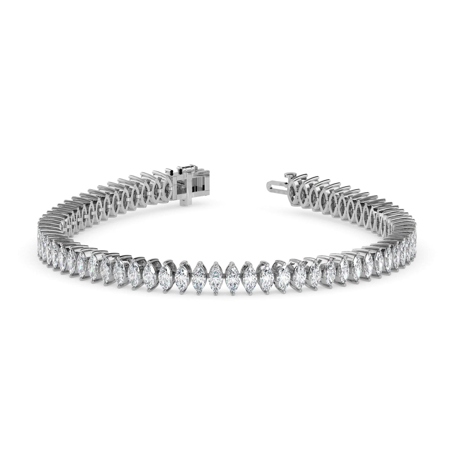echobond marquise diamond bracelet