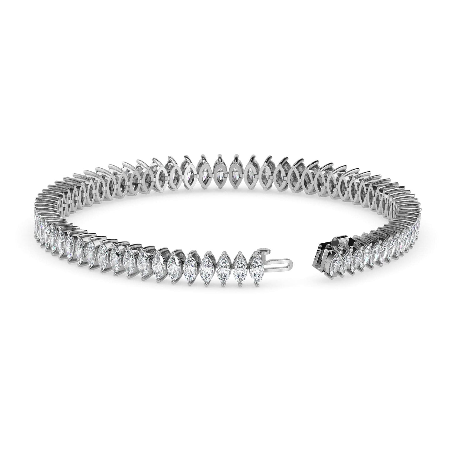 echobond marquise diamond bracelet