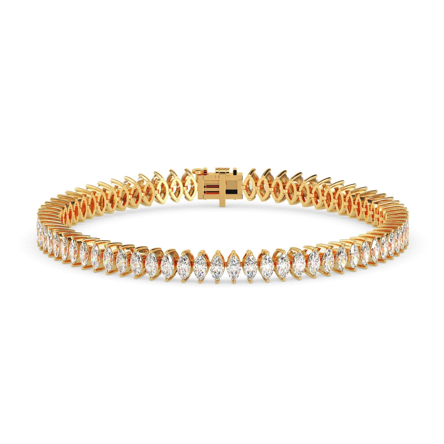 echobond marquise diamond bracelet