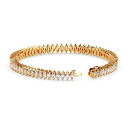 EchoBond Marquise Diamond Bracelet
