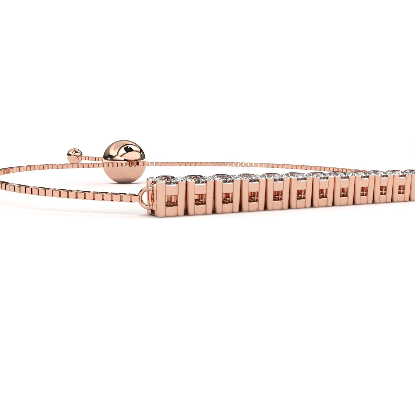 lustre line diamond bracelet
