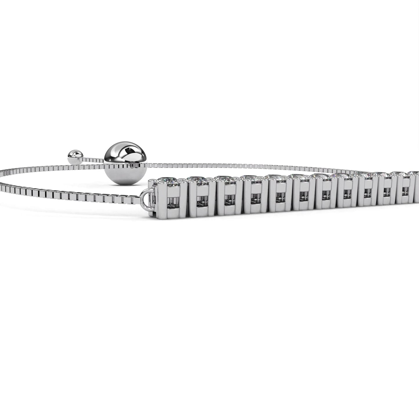 lustre line diamond bracelet