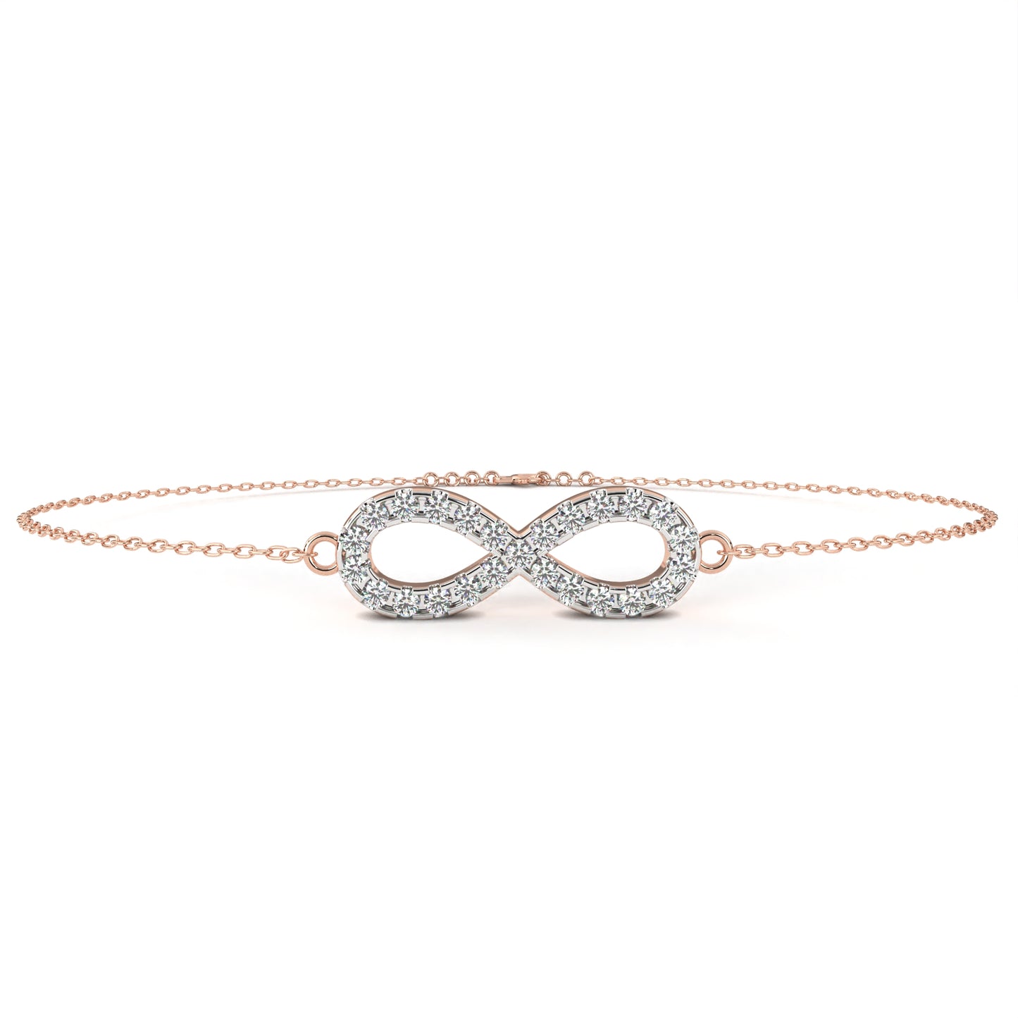eternal round diamond bracelet
