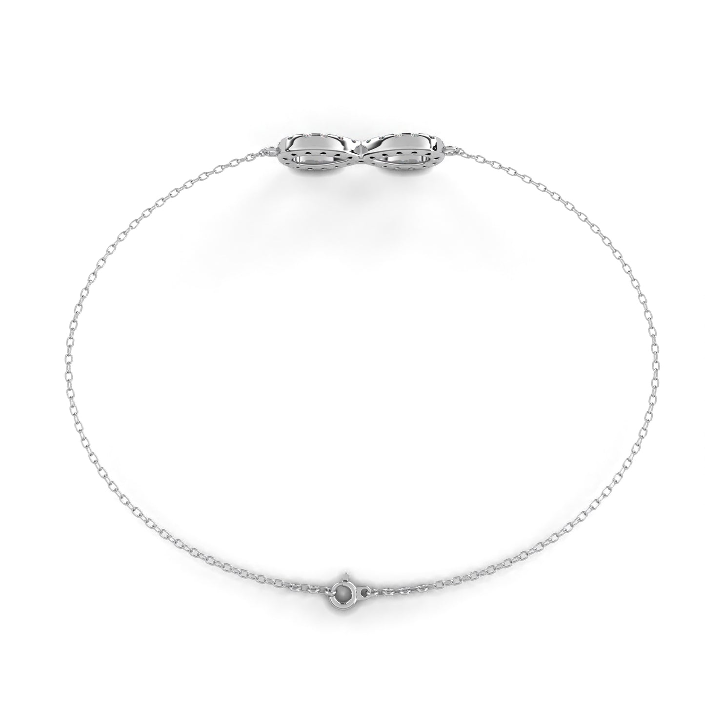eternal round diamond bracelet