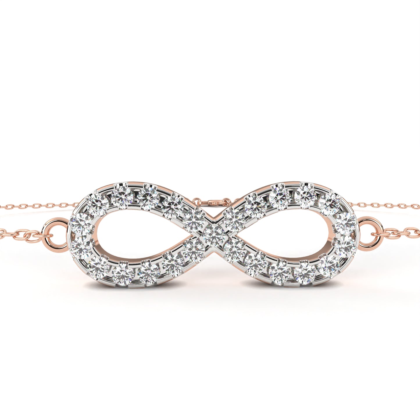 eternal round diamond bracelet