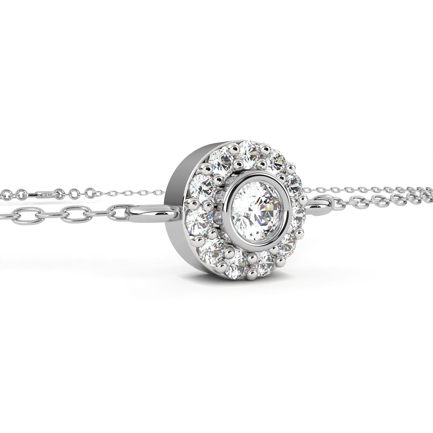 buttercup round diamond bracelet