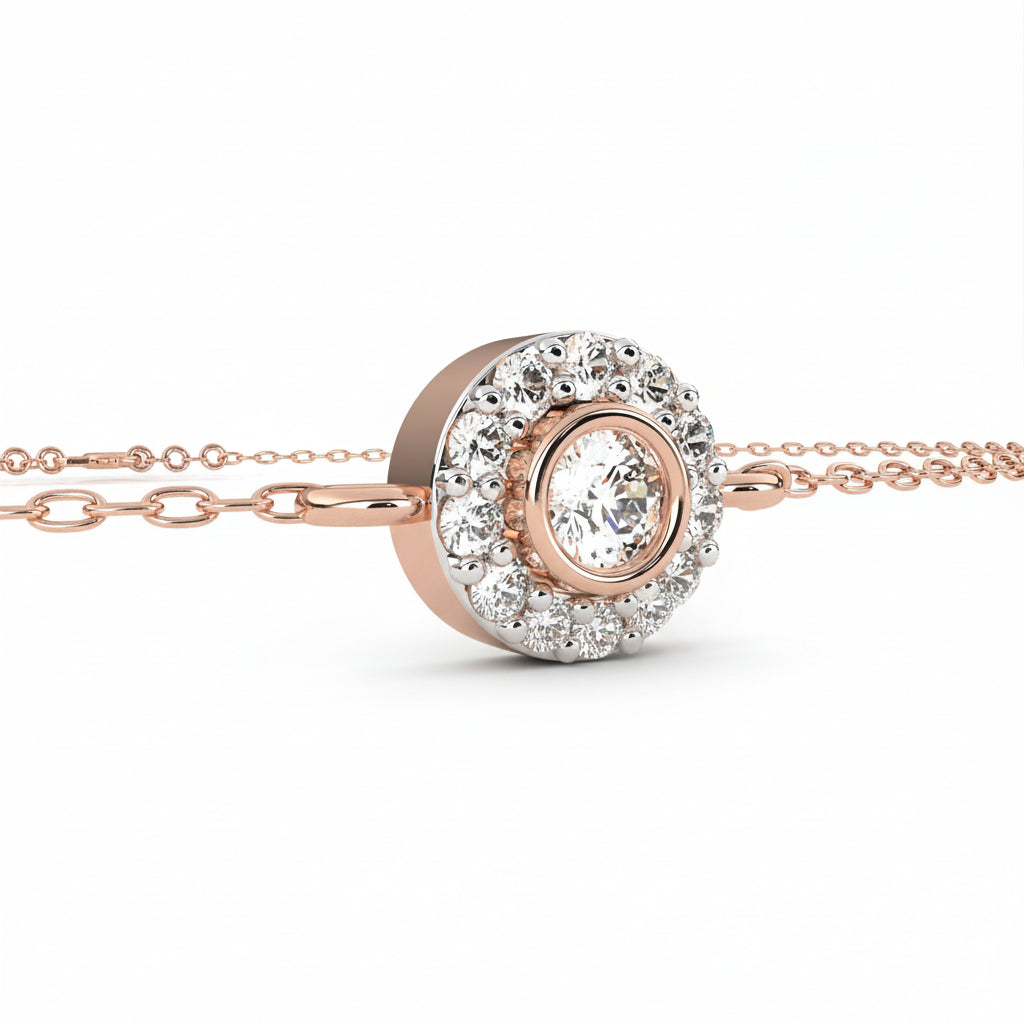 buttercup round diamond bracelet
