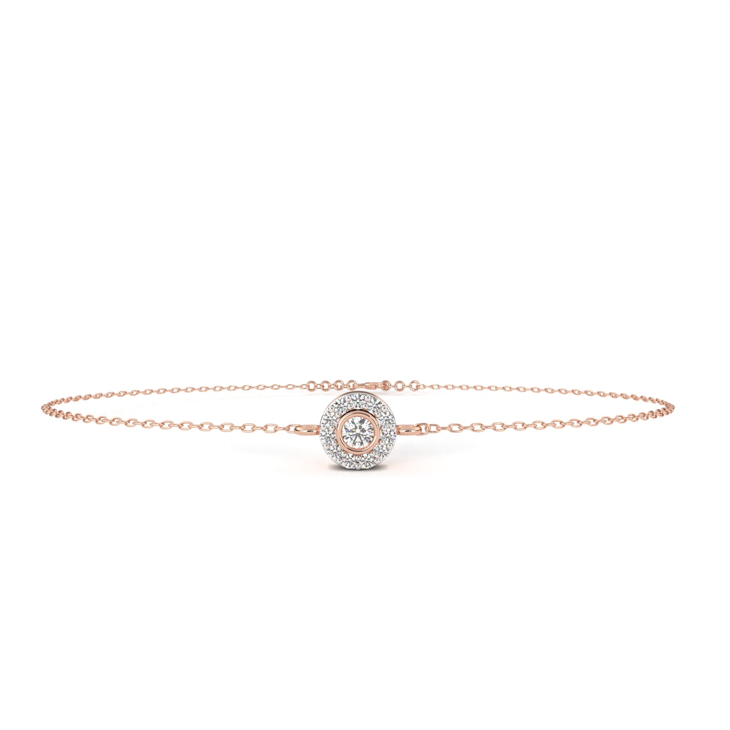 buttercup round diamond bracelet