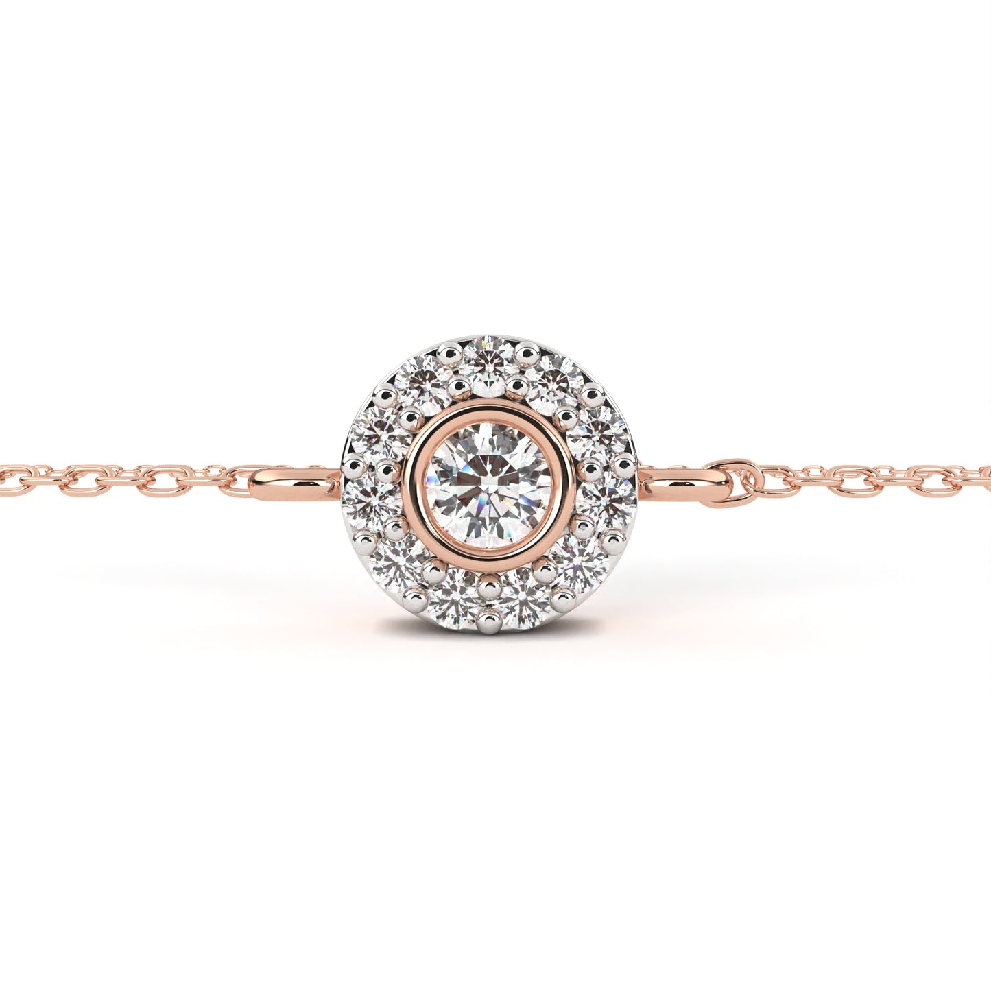 buttercup round diamond bracelet