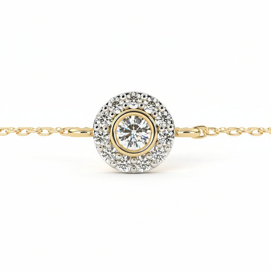 Buttercup Round Diamond Bracelet