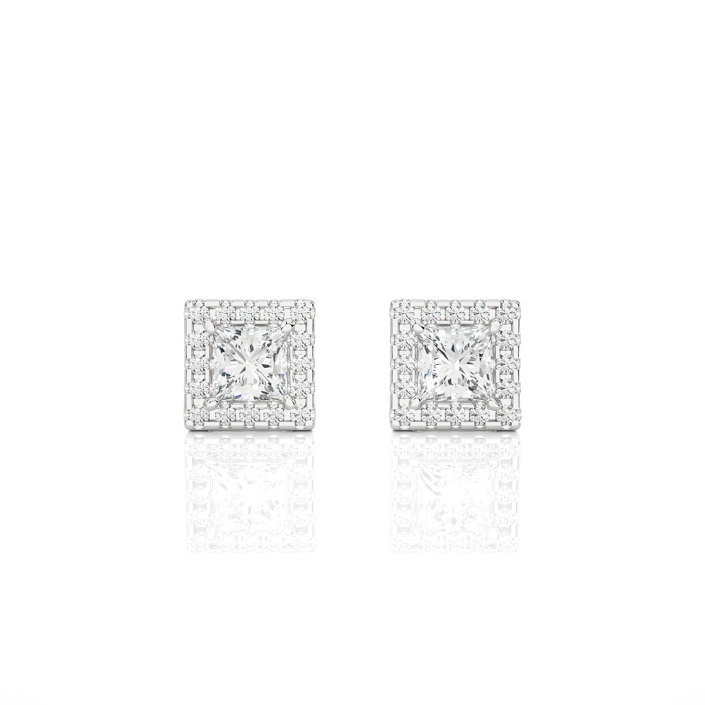 breeze princess diamond earrings