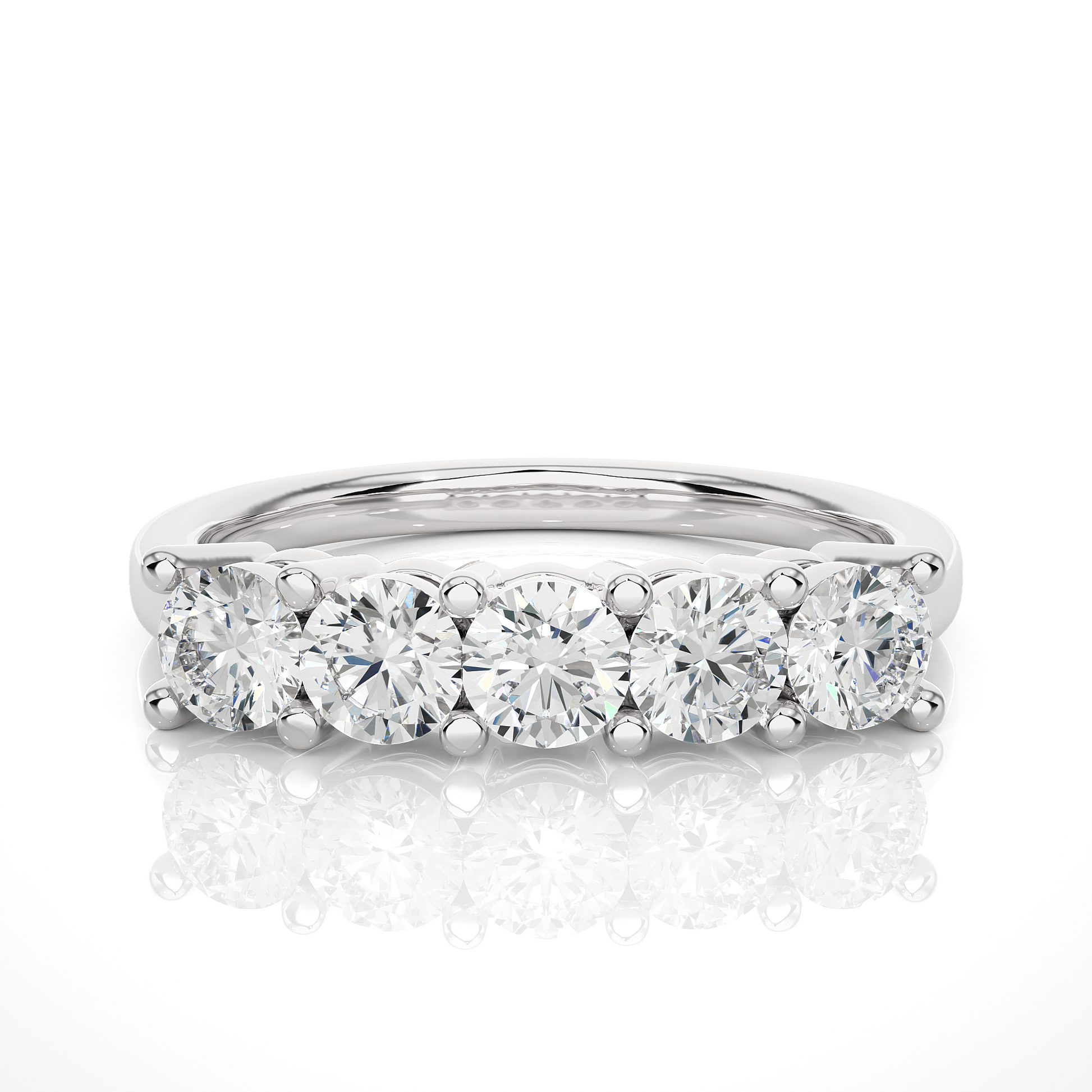 Lustre Five-Stone Diamond Ring - Espira Gems