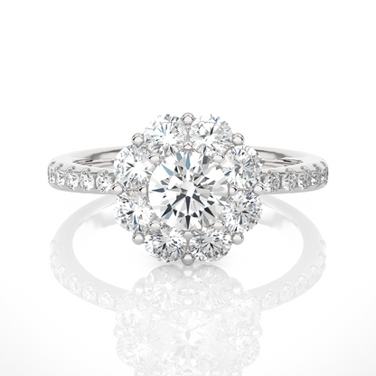 Coronet Round Diamond Ring