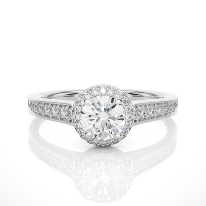 Sovereign Round Diamond Ring