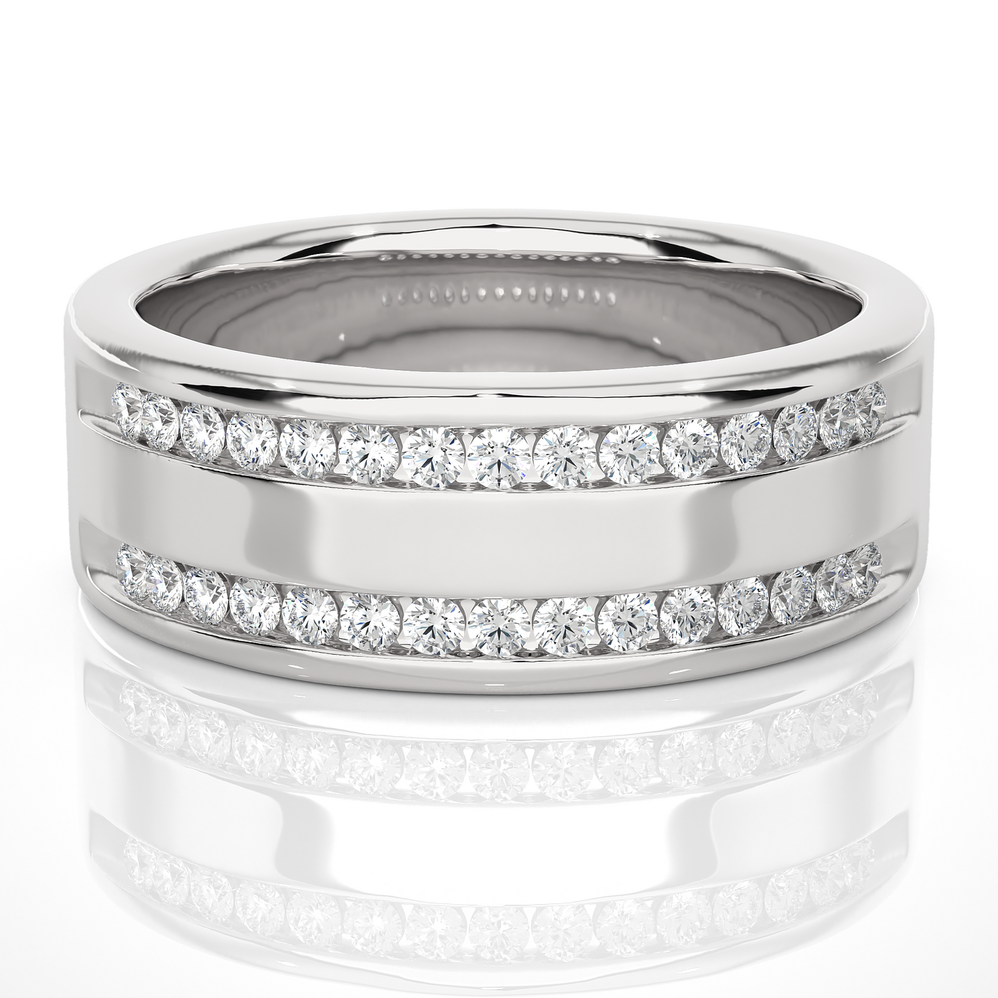 empire round diamond ring